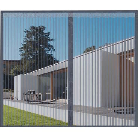 Écrans Magnétiques,Écrans Anti-Moustiques Magnétiques, Barrière Anti-Insectes,Écrans Portables,Moustiquaire pour Windows,200 x 180CM (1/4)