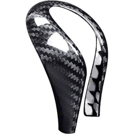 Adhesivo de fibra de carbono para palanca de cambios de coche (negro) para Q50 2014 2015 2016 2017 (1/2)