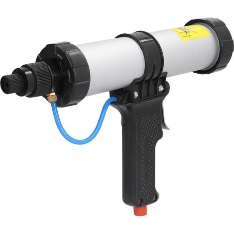 Pistolet à mastic pneumatique professionnel avec régulateur de pression d'air pour applications de collage