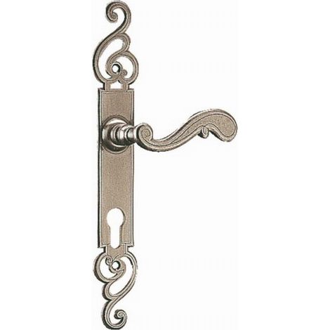 Ensemble de porte Bayeux BOUVET Fer patiné cémenté - Cylindre - 791