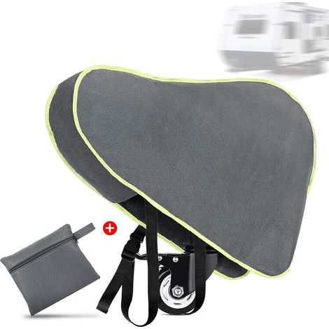 Funda para barra de remolque, funda protectora universal impermeable para caravanas con bandas reflectantes, funda para remolque, funda para enganche de caravana (1/5)