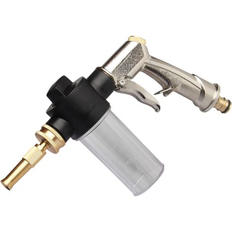 Autowasch-Schaumkanone mit 100-ml-Seifenbehälter und Gartenschlauchanschluss – AquaForge (1/5)