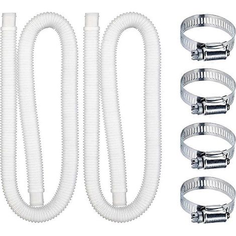 Tuyau de rechange pour pompe de piscine Intex, diamètre 59 pouces (150 cm), facile à installer - Compatible avec les modèles 300/330/530/1000. (1/5)