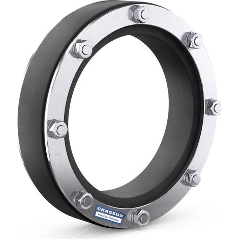 Raccord CR Pressdg. type SD30, DN 80, diamètre extérieur 0-55 mm jusqu'à 2,5 bar, joint : 30 mm, EPDM / V2A