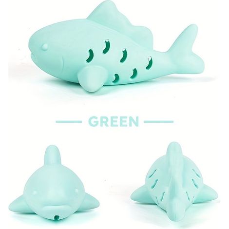 Distributeur de friandises en silicone pour animaux — Jouet pour chats et chiens (en forme de poisson) (1/5)