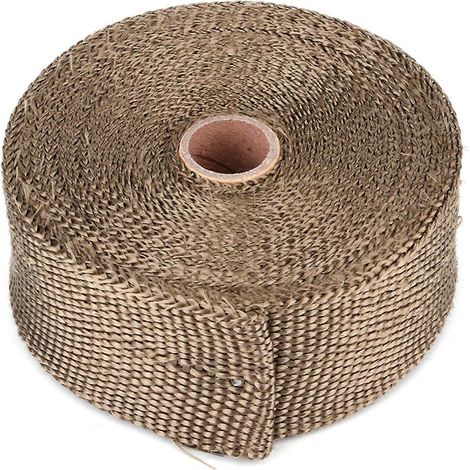 Ruban isolant haute température en fibre de verre pour tuyau d'échappement auto, protection thermique, accessoire véhicule, résistant à la chaleur (1/5)