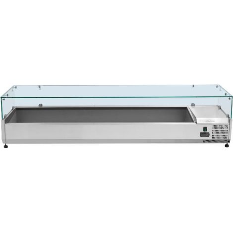 Saladette Réfrigérée à Poser Vitrée - 9 x GN 1/3