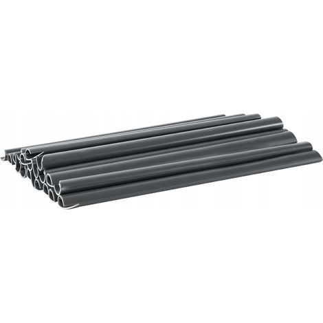 Graphitfarbene Zaunbandclips, 10 Stück, 19 cm, Cellfast