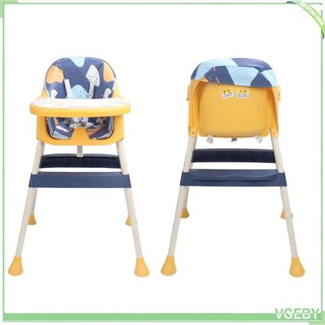 Fafeicy Chaise haute pour bébé Toddler High Ch Ch Multi-fonctionnalités Proovisionnelle Harn Toddler Ch Chaises puericulture tapis (1/5)