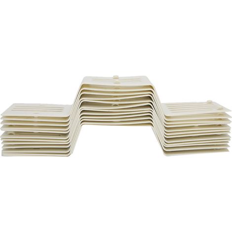 12 pièces séparateur de tiroir organisateur de rangement pour sous-vêtements, planche de partition beige (1/5)