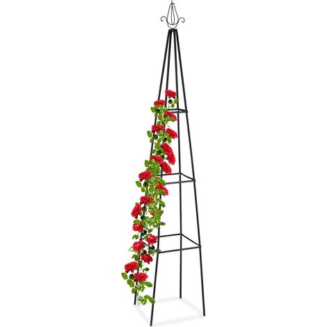 Gartenspalier aus metall mit spitze