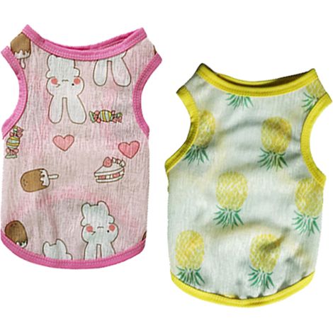 Lot de 2 Gilets pour chiens, tissu respirant, refroidissement instantané, motif ours polaire, été intérieur extérieur (1/5)