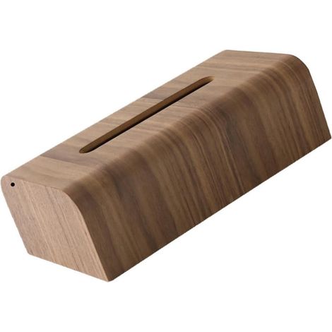 Boîte à Mouchoirs en Bois Marron Rectangulaire Simple et Élégante, Artisanale, Pratique pour Bureau et Salon, Rangement Décoratif pour Papiers (1/5)