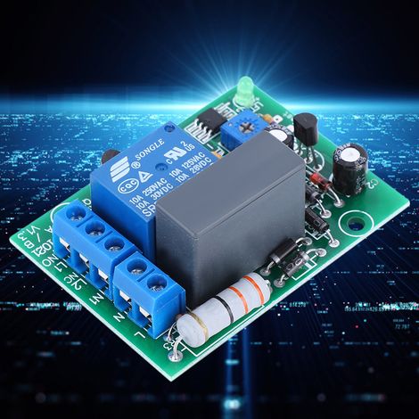 Module de minuterie temporisée 220 V CA, carte d'arrêt à temporisation réglable (0 à 10 min) (1/5)
