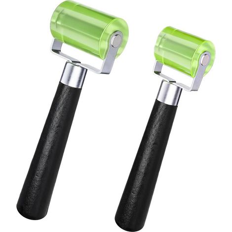Pièces Rouleau de Pression Insonorisant, Rouleau de Voiture Outil D'application, Insonorisé Rouleau D'installation, Rouleau de Pression en Caoutchouc pour Les Lignes de Bord et Le Soudage (30+50mm) (1/5)