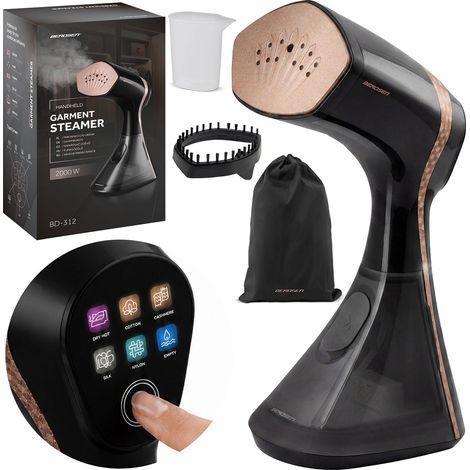 2000W Clothes Steamer with LCD Touch Panel, 320ml Tank