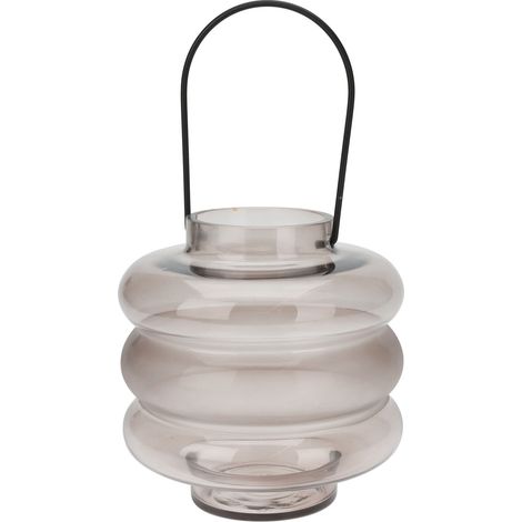Kerzenlaterne aus Glas, 20 cm (1/5)