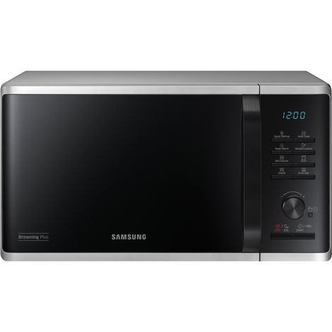 Samsung Microonde Grill Cottura Croccante 23L MG23K3515AS. Posizionamento dell'apparecchio: Superficie piana, Tipo di prodotto: Microonde con grill, Capacità interna: 23 L, Potenza... - MG23K3515AS/ET (1/5)