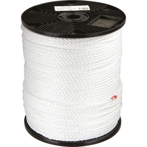 Polypropylen-Seil Farbe 4 Drähte 14 mm x 48 m Weiß