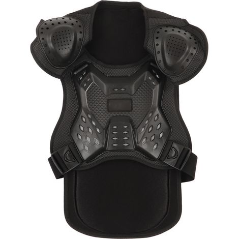 Gilet de protection intégrale pour adulte, protection pectorale et dorsale, idéal pour vélo, moto, motocross, ski et patinage. Noir, taille L. (1/5)