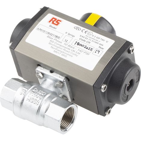 Vanne pneumatique RS PRO, Bille BSP 3/4" ( Prix pour 1 ) (1/3)