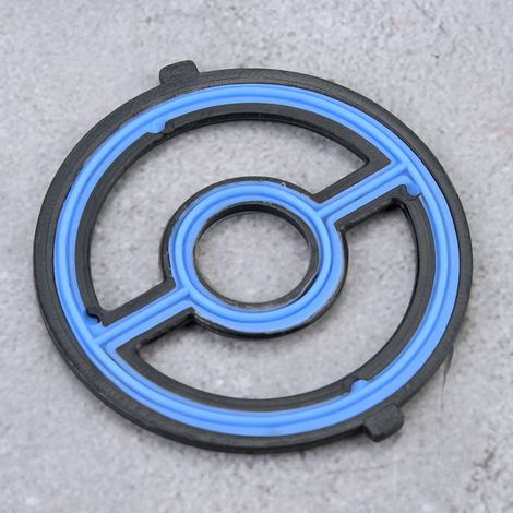 Dichtung für Motorölkühler 1S7Z6A642AAA, kompatibel mit Mazda 3/5/6, Ersatzteil, 1 Stück, Farbe: Schwarz, Qualitätsgarantie. (1/5)