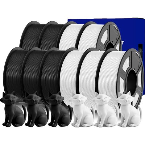 Filamento per stampa 3D, materiale PETG, resistenza migliorata, 5BK5WT (1/2)