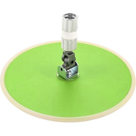 Ponceuse à barre pour cloisons sèches avec tête de ponçage circulaire radiale de 9 pouces, pour le traitement avant peinture, en alliage d'aluminium, avec pièces de rechange Velcro, têtes de ponçage r (1/5)