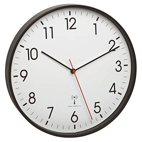 TFA-Dostmann 60.3537.01 reloj de mesa o pared Reloj de cuarzo Alrededor Negro (1/5)