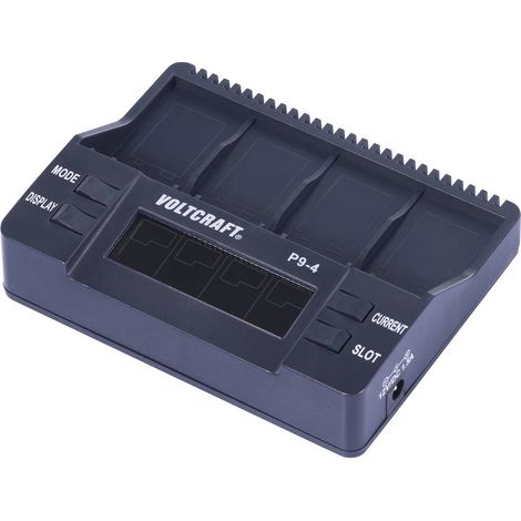 VOLTCRAFT P9-4 Caricatore per batterie rettangolari 9V NiCd, NiMH, LiIon Blocco da 9 V (1/5)