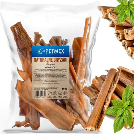 Delicadeza, masticable natural para perros Petmex Piel de Cabra 500g