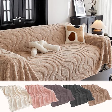 Couverture De Canapé - 180 x 90 cm - Polyester 100 % - Pour Canapé Lit Dortoir - Hiver Automne - 1 Pièce (1/5)