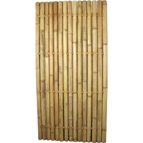 Whole Pole Fence Panel (Pack of 4) - Bamboo - L800 x W100 x H200 cm - Tali