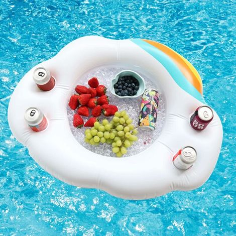 Green Mobility-Inflatable Serving Bar, Salad Ice Tray Food Drink Holder Containers, BBQ Picnic Pool Party Supplies Buffet Luau Cooler (1/5)