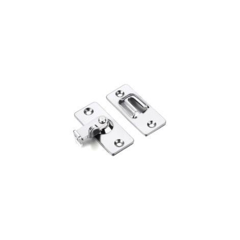 Cerradura de puerta a 90 grados, fabricada en acero inoxidable 304, resistente a la corrosión, cerradura de puerta en ángulo, cerradura de puerta de 90 grados, conveniente para la casa, la habitación,