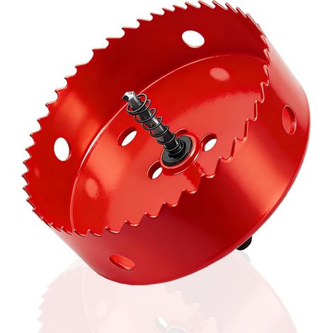 Scie Cloche 110 mm Bimétallique Perceuse Universelle HSS M42 Scie Cloche Avec Arbre Triangulaire pour Bois PVC Aluminium Métal Inoxydable (1/5)