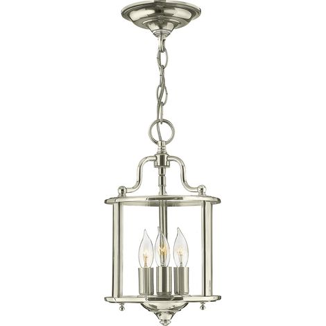 Elstead Gentry - 3 Candle Small Pendelleuchte - Nickel poliert (1/3)