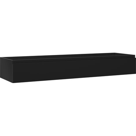 Mexen Orio mueble de ba帽o bajo lavabo 160 cm, 1 caj贸n, negro mate - 91A10-16023-1-BF71 (1/5)