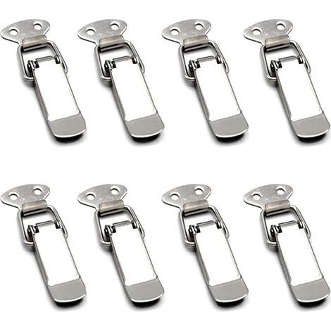 8 Stück Hebelriegel Federriegel Kippriegel für Werkzeugtruhen, Schubladen, Schränke und Truhen – 73 mm GROOFOO (1/5)
