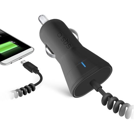 SBS Caricabatterie da auto con connettore Micro USB