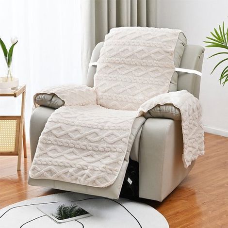 Doppelseitiger Sofabezug aus Jacquard-Baumwolle, schlichter elastischer Sofakissenbezug – für ein Sofa (1/5)