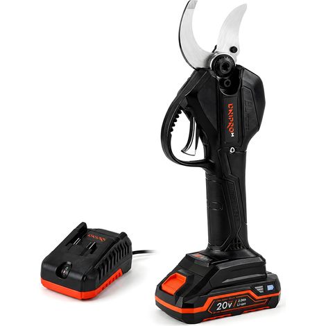 Dnipro‑M Tijeras de Podar Inalámbricas 20V. 4 Etapas de corte hasta 40mm, Motor Sin Escobillas, Cuchillas de Acero al Carbono SK5, Incluye Batería 2Ah y Cargador. DPS‑200BC ULTRA