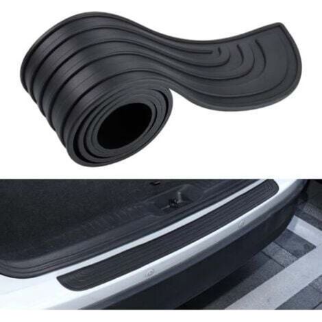 Protezione paraurti auto, 90 cm x 7 cm, protezione in gomma per soglia di carico, protezione paraurti posteriore autoadesiva, compatibile con la maggior parte delle auto. (1/4)