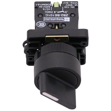 XB2-ED21 contactor circuit controller with plastic, two-position rotary selector push button switch ZB2