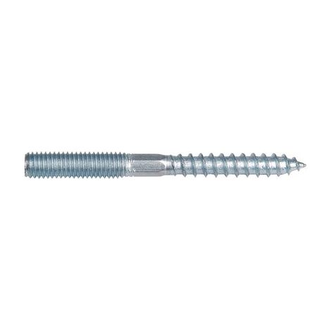 Fischer – Goujon double filet 8x80 – Acier zingué – Pour bois dur et béton – Vissage rapide en série – Lot de 100 unités (1/8)
