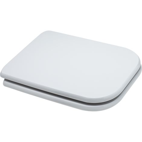 Copriwater Compatibile Serie Conca Grigio Con Cerniere Universale