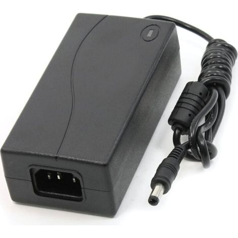 Adaptateur Secteur 12V 4A Noir Entrée 100-240V AC Sortie DC Alimentation Universel (1/3)