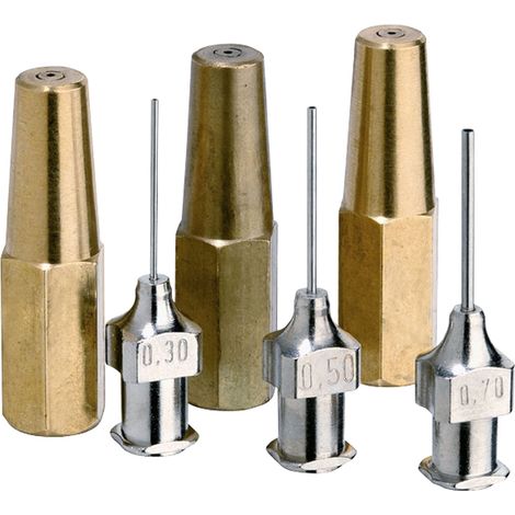 ROTHENBERGER Industrial Surtido de microquemadores y boquillas de soldar 6 pzs. - 35420