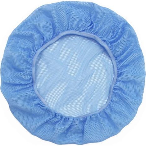 Toque de boulanger réutilisable en maille douce et respirante, agréable au toucher et lavable, pour une protection optimale.-Light blue (1/5)