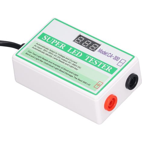 Testeur de perles LED avec mesure précise, voltmètre DC pour rétroéclairage LED de TV et lampe d'affichage, 85V-265V, prise européenne (1/5)